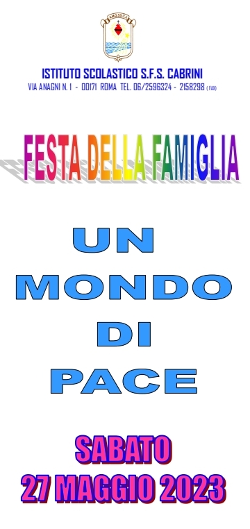 FESTA DELLA FAMIGLIA A.S. 2022 2023 fronte piccolo FESTA DELLA FAMIGLIA A.S. 2022 2023 fronte piccolo